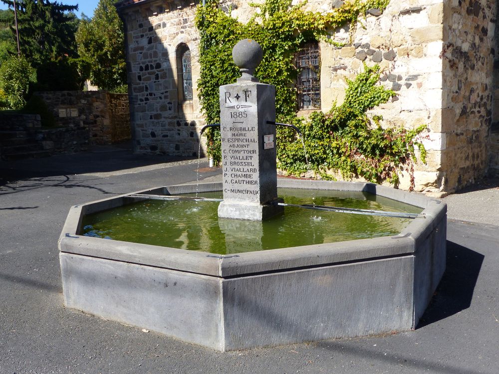 Fontaine en octogone